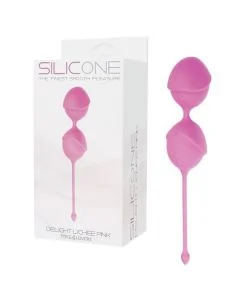 Bolas Estimuladoras Delight Lichee Rosa Conjunto