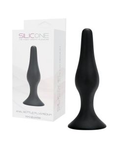 Plug Anal Bottle Plug Preto Medium Conjunto