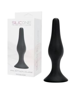 Plug Anal Bottle Plug Preto Large Conjunto