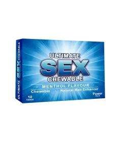Potenciador Ultimate Sex® Chewable Mentol Homem (10 Un)