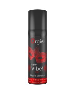 Vibrador Liquido Estimulante Unisexo Orgie Sexy Vibe! Liquid Vibrator Hot Morango (15 ml)