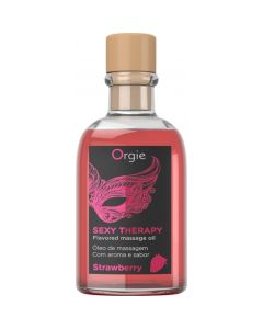 Conjunto Gel de Massagem Orgie Sexy Therapy Framboesa + Pluma (100 ml)