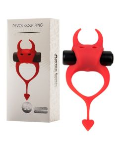 Anel Vibratório Devol Cock Ring Adrien Lastic Vermelho
