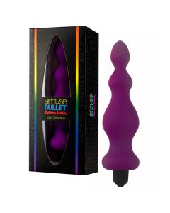 Plug Anal Vibratório Amuse Bullet Adrien Lastic Roxo