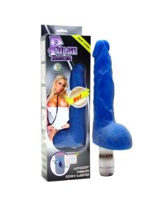 Vibrador Pulse Master Realista C/ Luz Azul