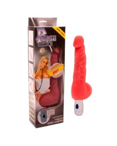 Vibrador Pulse Master Realista C/ Luz Vermelho
