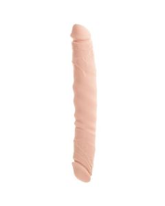 Dildo Duplo Realista Alive Twins Branco