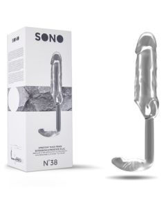 Manga Grossa Com Extensor + Plug Anal Sono Transparente Nº38 Caixa