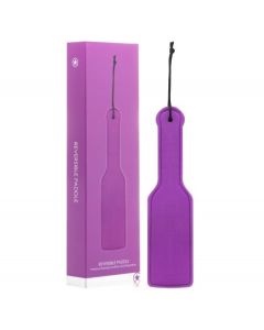 Palmatória Ouch! Reversible Paddle Roxa e Preta Conjunto