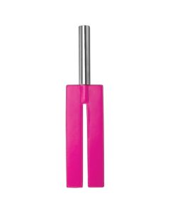 Palmatória Ouch! Leather Slit Paddle Rosa