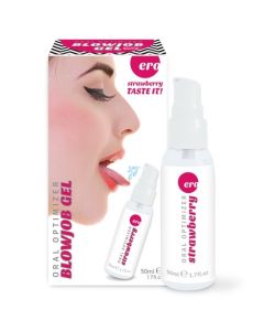 Gel Intímo Oral Optimizer Blowjob Gel Sabor Morango (50 ml)