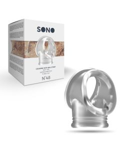 Anel C/ Alça P/ Testículos Sono Transparente 3.8 cm Nº48 Caixa