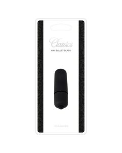 Mini Bala Vibratória Bullet Preta Caixa