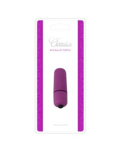 Mini Bala Vibratória Bullet Roxa Caixa