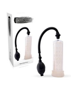 Bomba de Vácuo BestSeller Sleeve Penis Pump Branca Conjunto