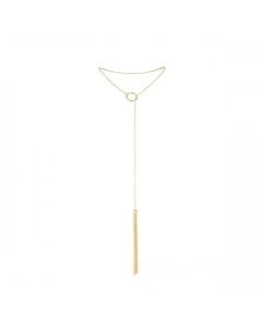 Colar Metálico C/ Franjas The Magnifique Collection Bijoux Indiscrets Dourado 1