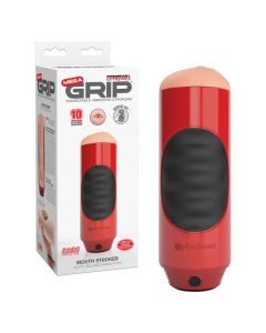 Masturbador Vibratório Boca Mouth Stroker Mega Grip Caixa