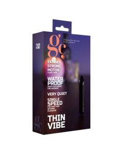 Bala Vibratória Thin Vibe Preta Caixa