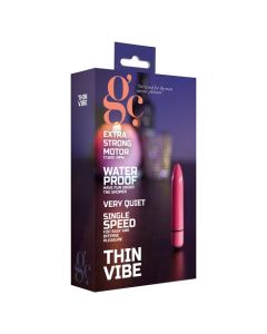 Bala Vibratória Thin Vibe Rosa Caixa