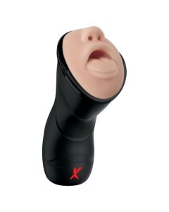 Masturbador Vibratório Boca Deep Throat Vibrating Stroker PDX Elite 1
