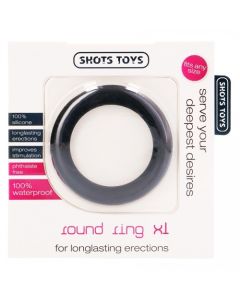 Anel Round Ring XL Preto Caixa