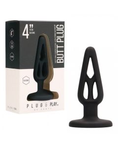 Plug Anal em Silicone Plug & Play 4