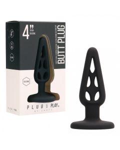 Plug Anal em Silicone Plug & Play 4