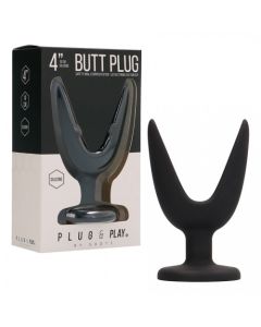 Plug Anal em Silicone Plug & Play 4