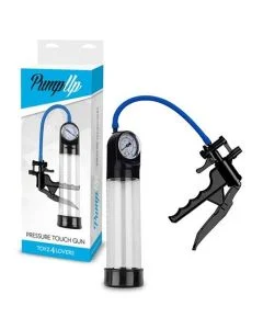 Bomba de Vácuo C/ Medidor Pressure Touch Gun Transparente Conjunto