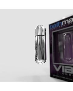 Bala Vibratória Recarregável Vibe Bathmate Prateada Conjunto