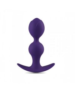 Plug Anal Pull Balls Touch Enjoy Roxo 2