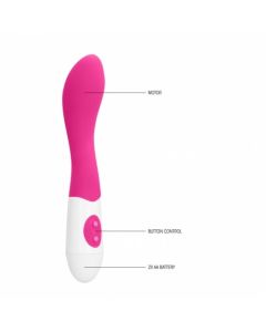 Vibrador em Silicone Bend Gc Rosa 1