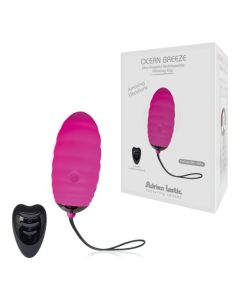 Ovo Vibratório Recarregável Ocean Breeze Adrien Lastic C/ Comando Rosa Conjunto