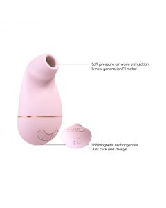 Estimulador de Clitóris Recarregável Kissable Irresistible Rosa 1