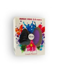Ovo Vibratório Magic Egg 3.0 Alive C/ Mini Comando Remoto Roxo