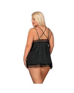 Babydoll Obsessive 810-Bab-1 Preto Frente