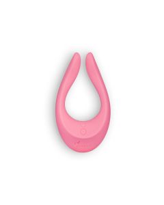 Vibrador Recarregável Partner Multifun 2 C/ Carregador Usb Rosa 