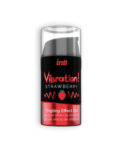 Vibrador Liquido Estimulante Unisexo Comestível Intt Vibration! Morango (15 ml)