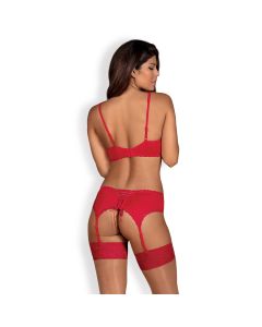 Conjunto Jolierose Obsessive Vermelho Trás