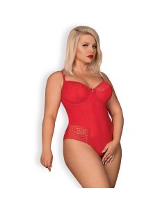 Body Jolierose Tamanho Queen Obsessive Vermelho Frente