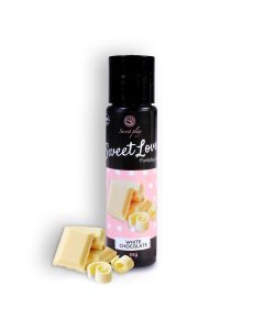 Gel Lubrificante à Base de Água Chocolate Branco Sweet Love Secret Play (60 ml)