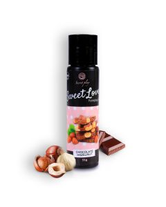 Gel Lubrificante à Base de Água Chocolate e Avelãs Sweet Love Secret Play (60 ml)