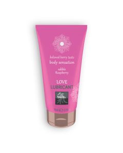 Lubrificante Comestível Shiatsu Beloved Berry Taste Body Sensation Framboesa (75 ml)