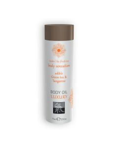 Óleo de Massagem Beijável Shiatsu Luxury Body Oil de Chá Verde e Tangerina (75 ml)