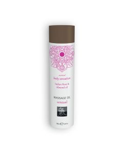 Óleo de Massagem Shiatsu Sensual Rosa da Índia e Óleo de Améndoas (100 ml)