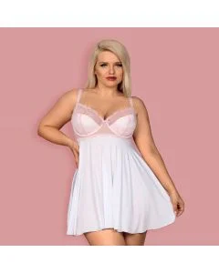 Camisa de Noite & Tanga Girlly Tamanho Queen Obsessive Frente