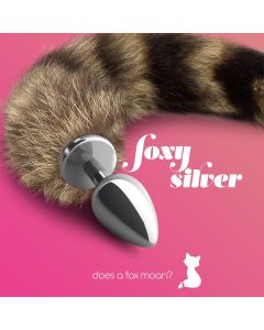 Plug Anal C/ Cauda Crushious Foxy Silver Promo