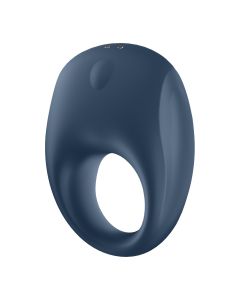 Anel Vibratório Recarregável C/ APP e Bluetooth Strong One Ring Satisfyer Azul 1