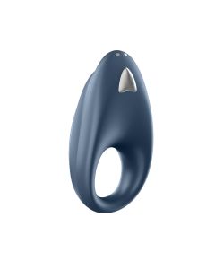Anel Vibratório Recarregável C/ APP e Bluetooth Powerful One Ring Satisfyer Azul 1