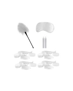 Kit Restrição Ouch! Honeymoon Bondage Kit Branco 1